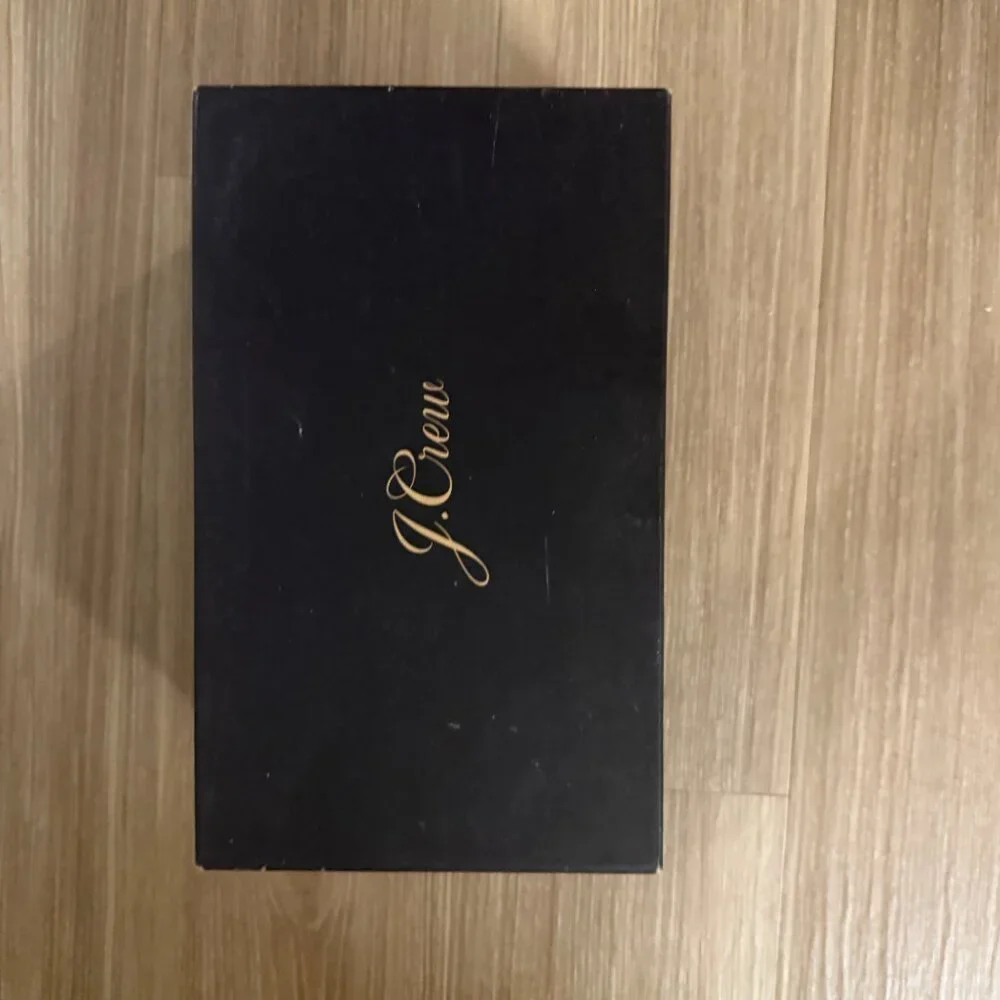 🐆 J.Crew Haircalf Cross Strap Sandals – Size 6 - Picture 3 of 5